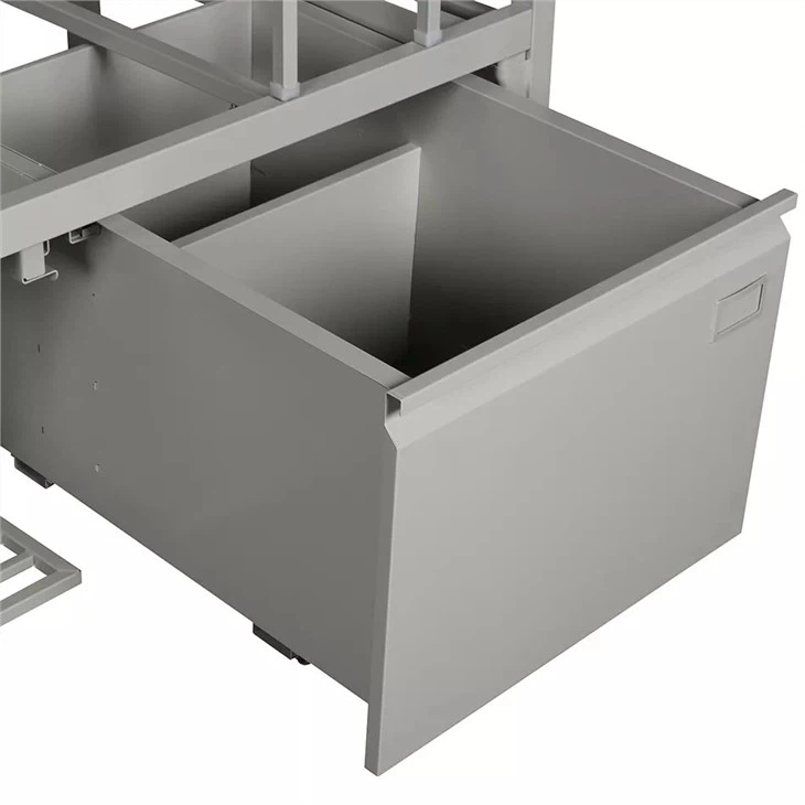 Single metal bed with cabinet (3)